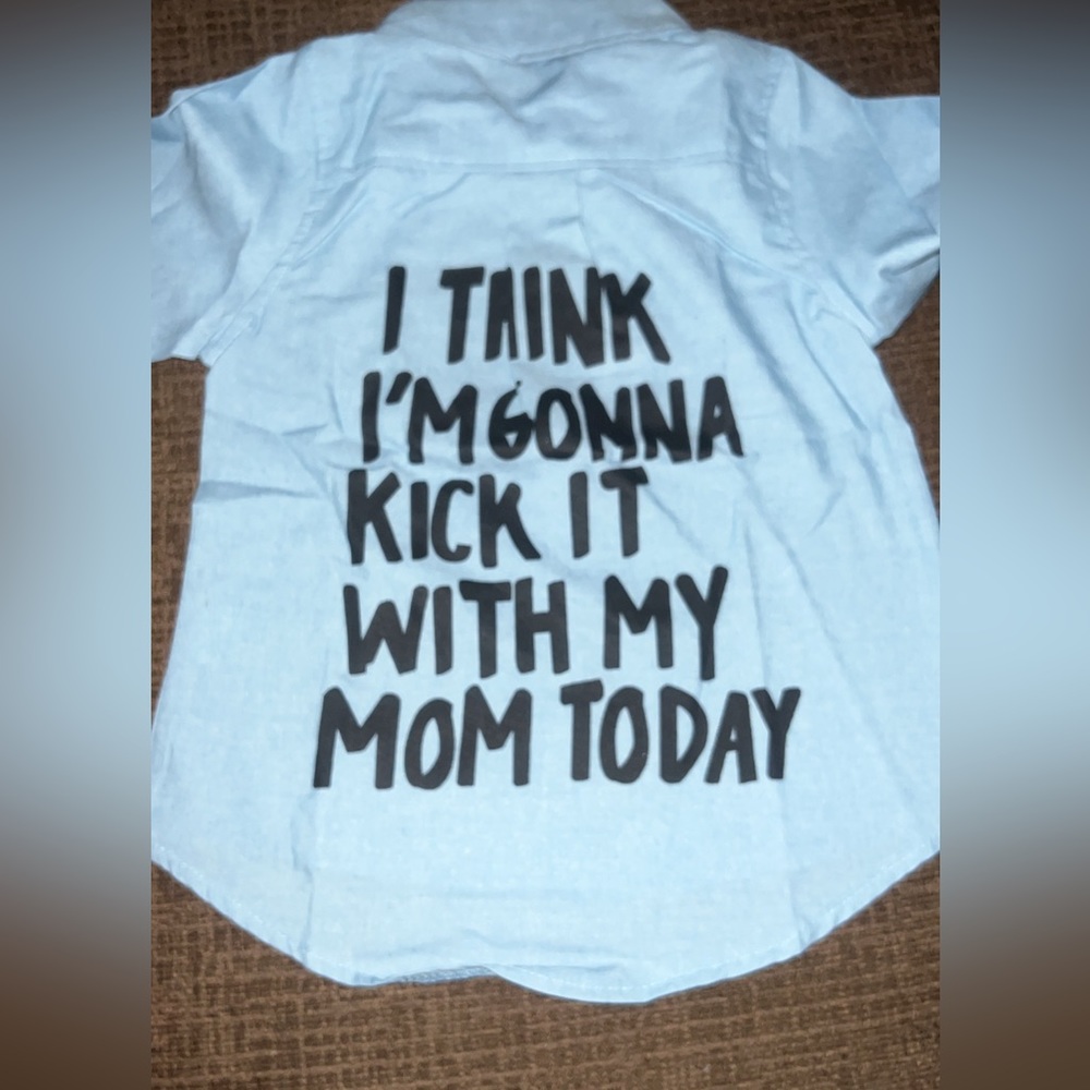 I think I wanna kick it with mom today